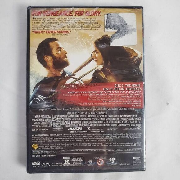 300: Rise of an Empire DVD Two-Disc Special (2014) - Picture 2 of 2